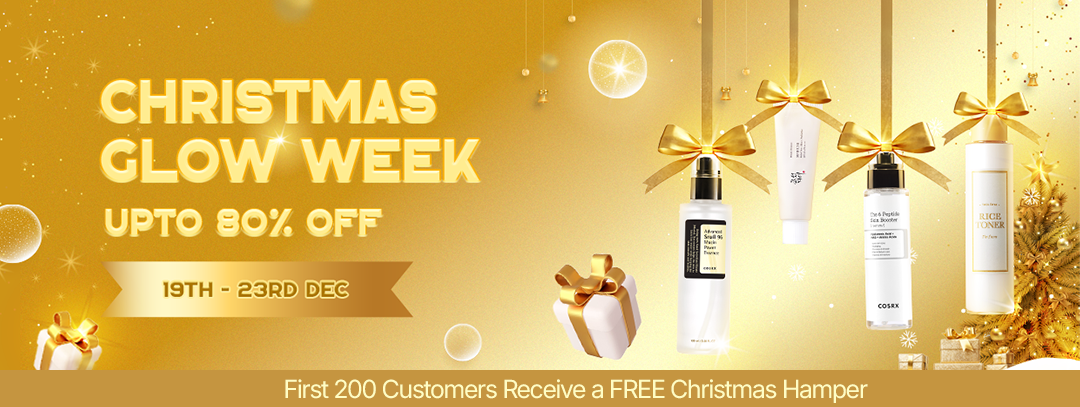 Christmas Glow Week | Up to 80% Off | 19th to 23rd Dec | Free Christmas Hamper for First 200 Customers