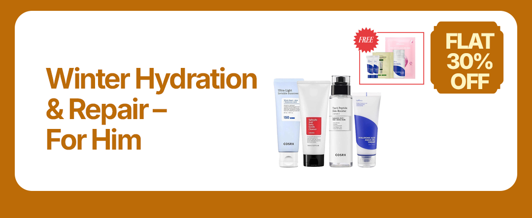 Winter Hydration & Repair For Him | Flat 30% Off | Freebies worth ₹1499