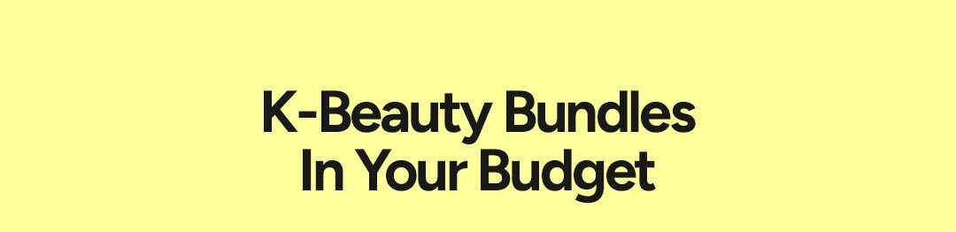 K-beauty Bundles in your budget
