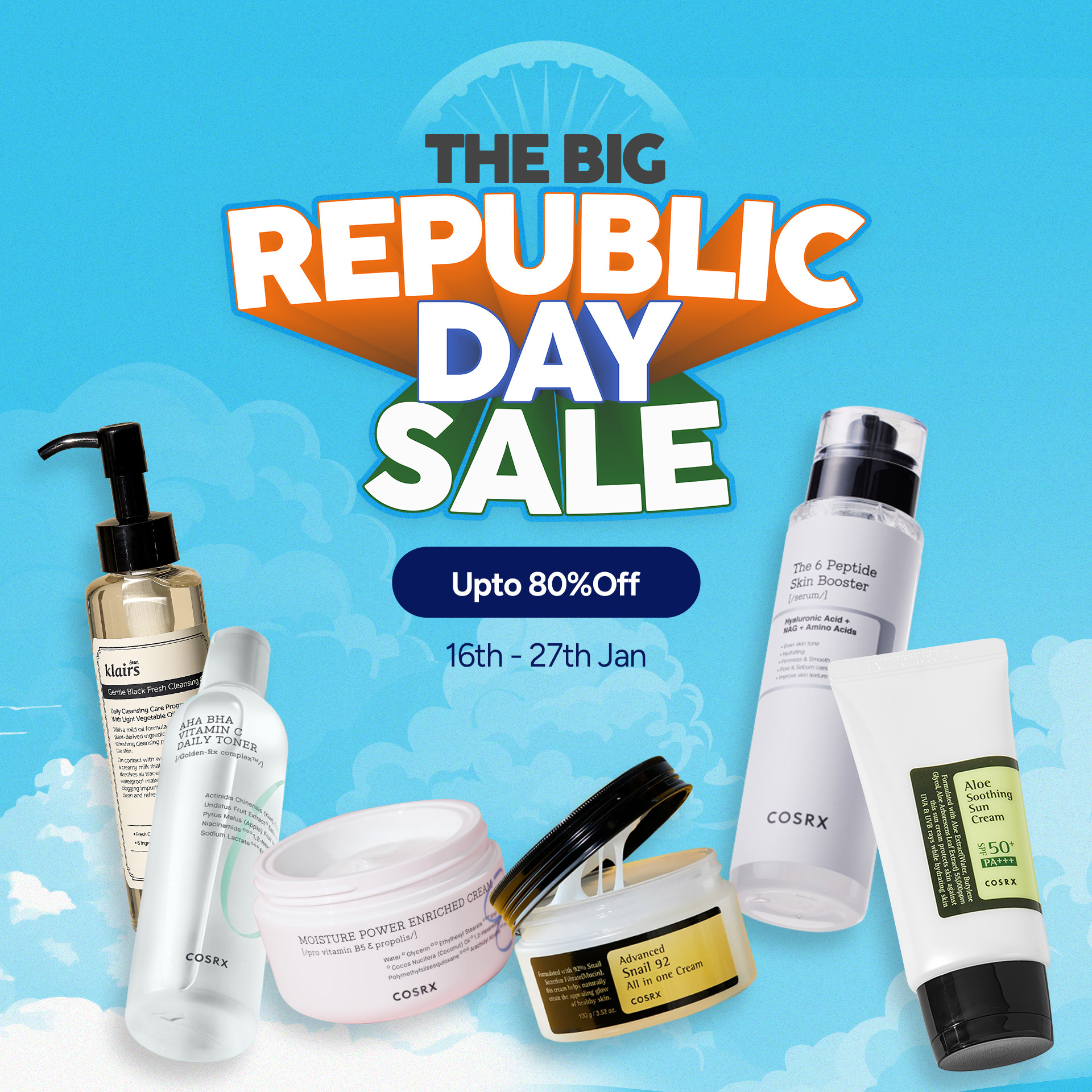 The Big Republic Day Sale - Up to 80% Off