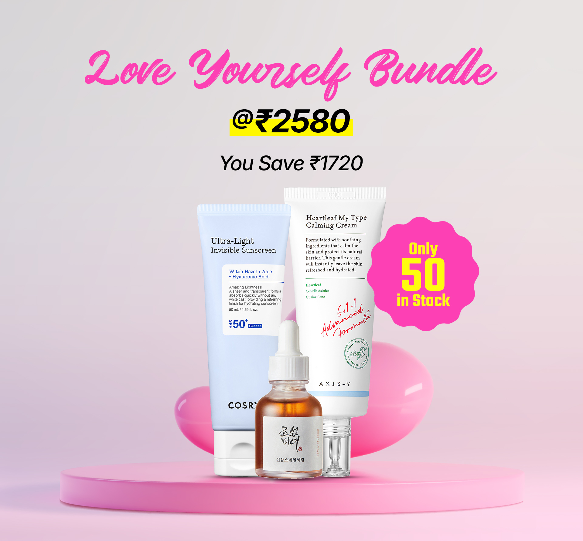 50% off special love yourself bundle