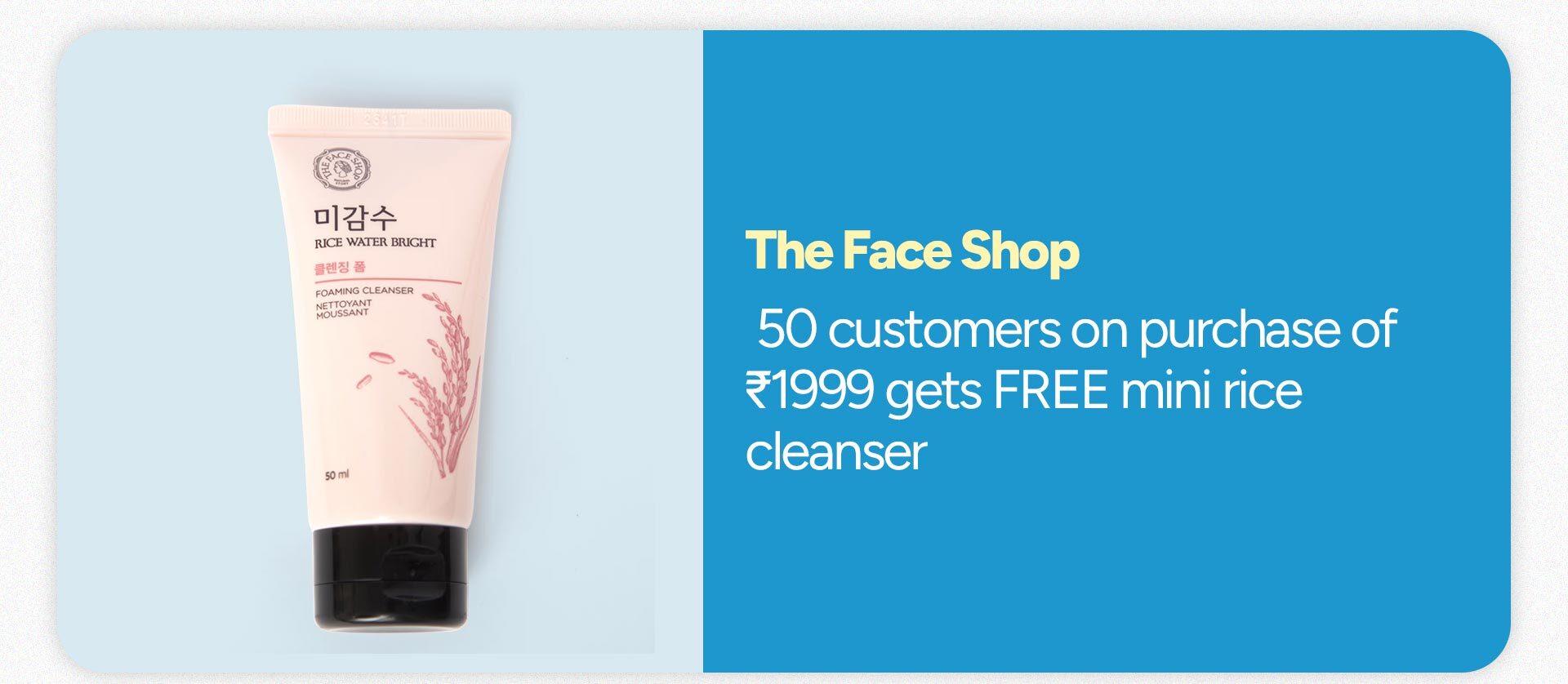 The Face Shop offer