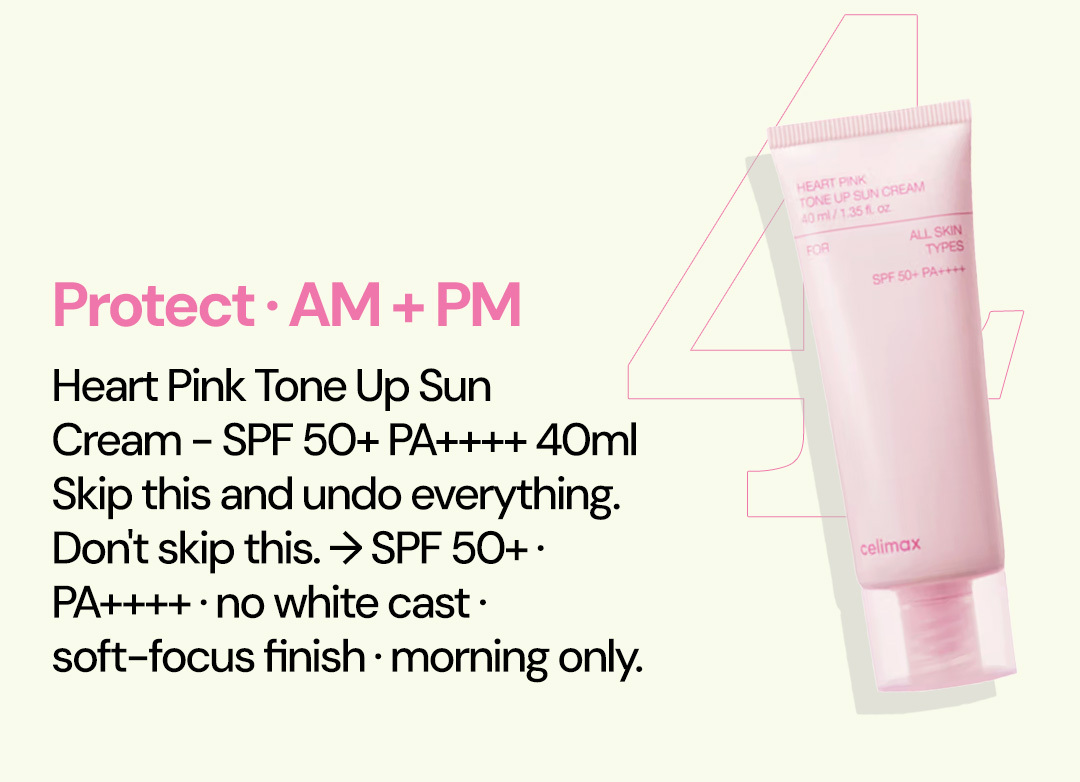Celimax tone up sun cream section