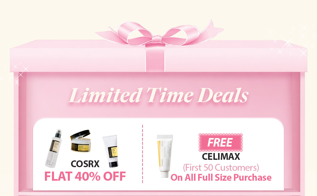 COSRX and Celimax Offers