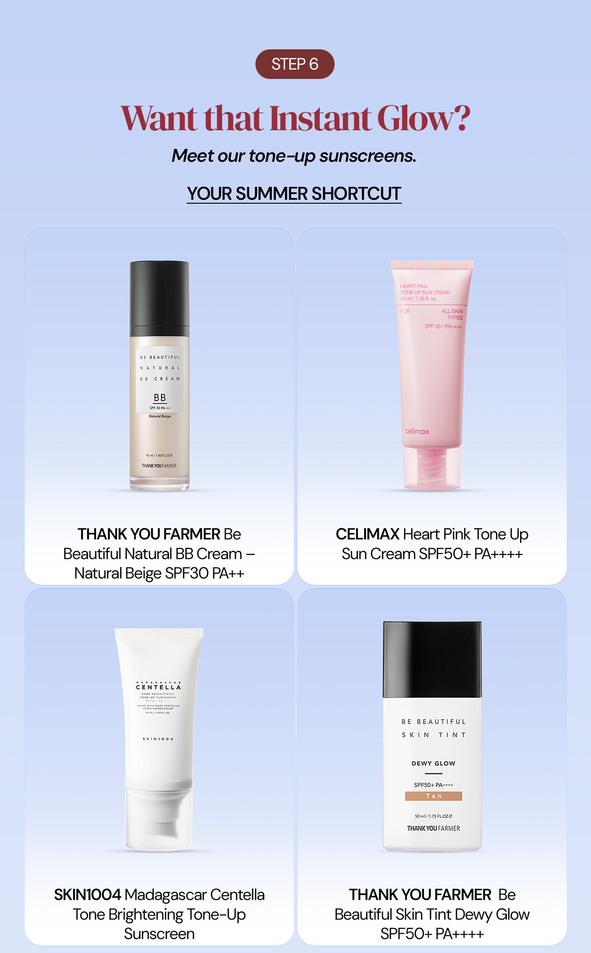 Skincare + Makeup + SPF in one