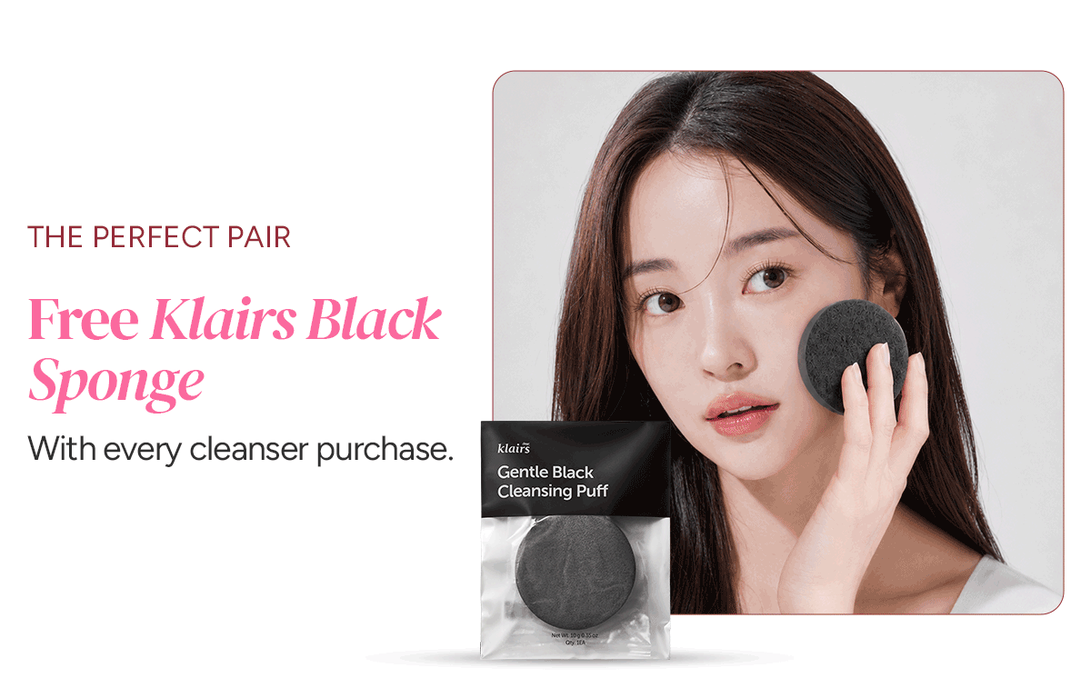 Free Dear Klairs Cleansing Puff Offer