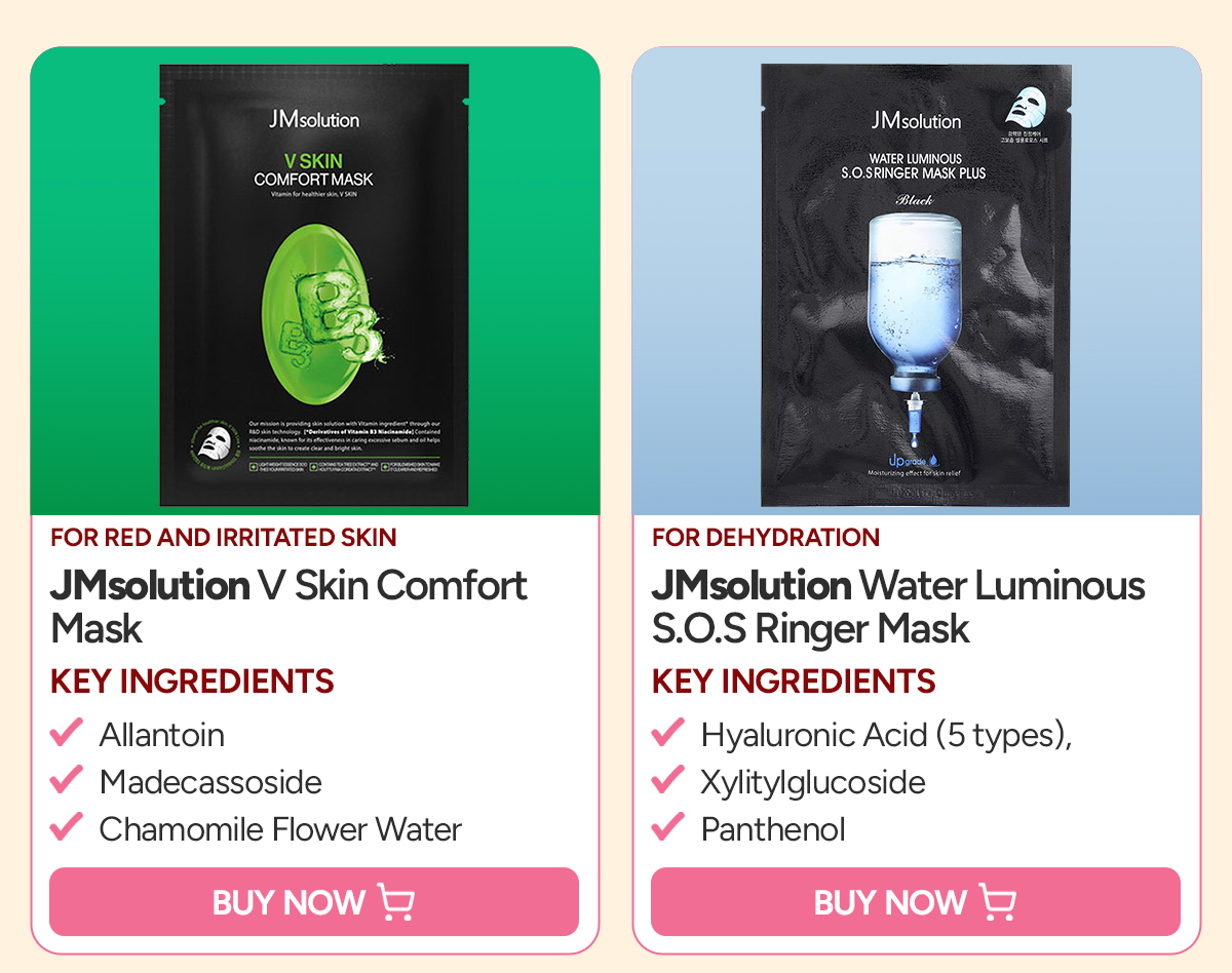 JMsolution V Skin Comfort and Water Luminous Mask