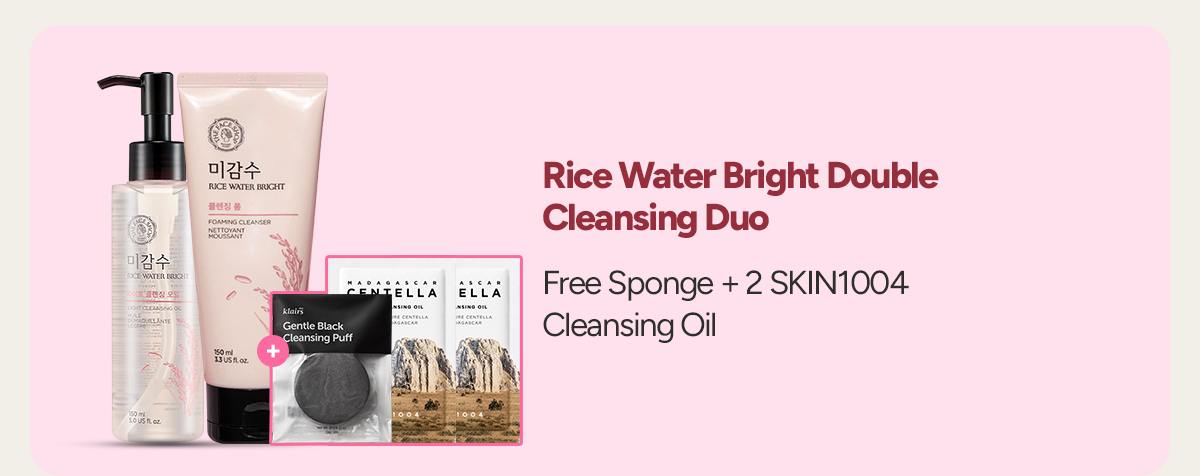 The Face Shop Rice Water Bright Double Cleansing Duo