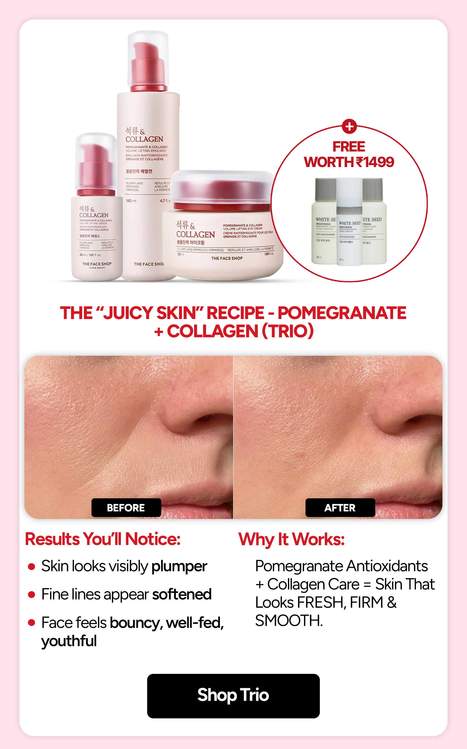 Pomegranate + Collagen Trio