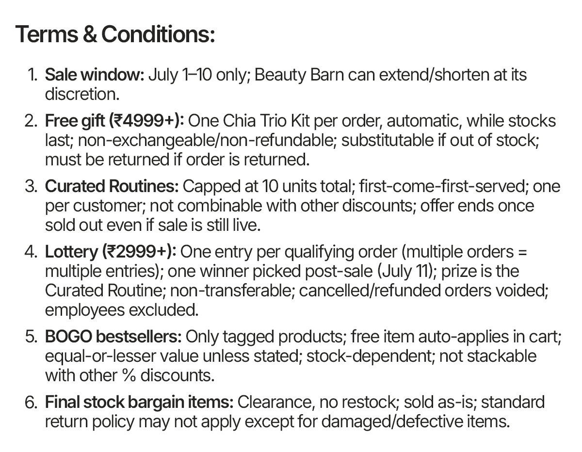 Terms and Conditions