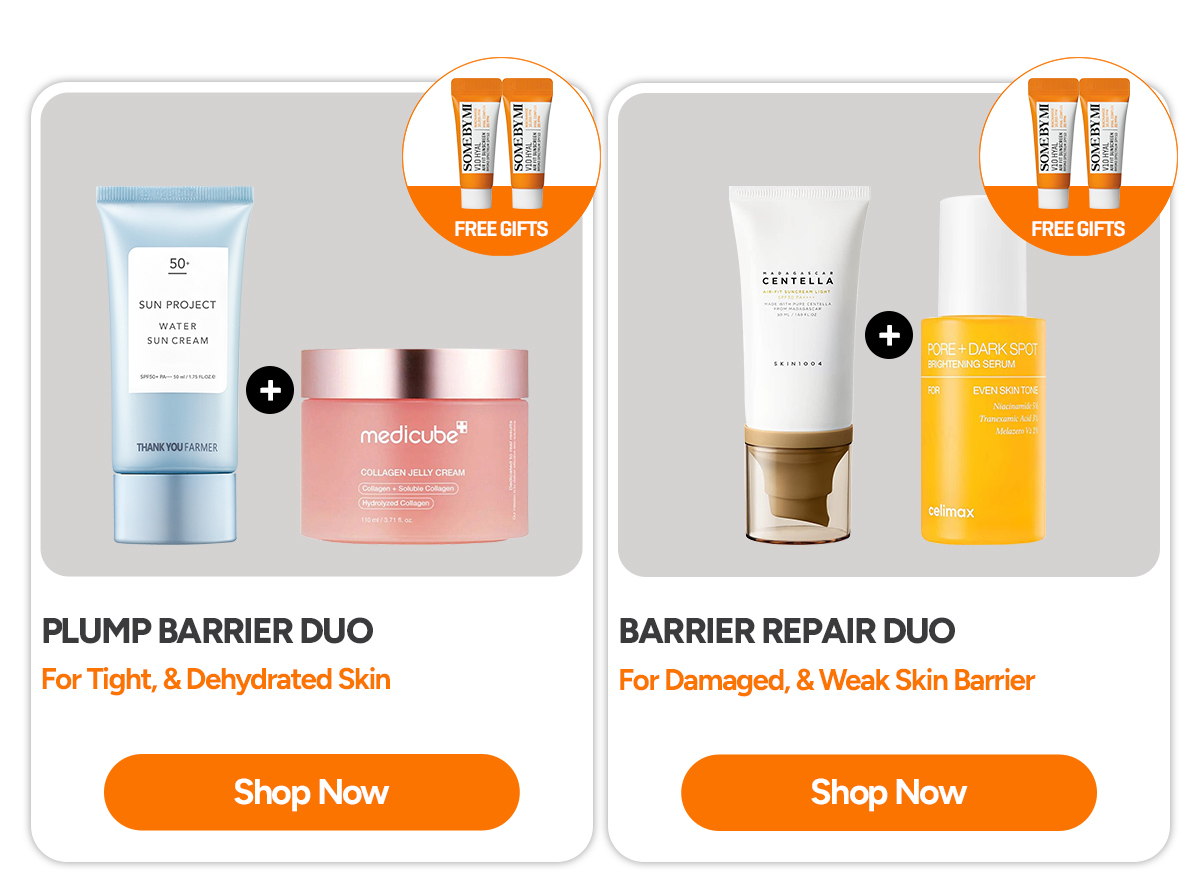 Plump Barrier Duo and Barrier Repair Duo