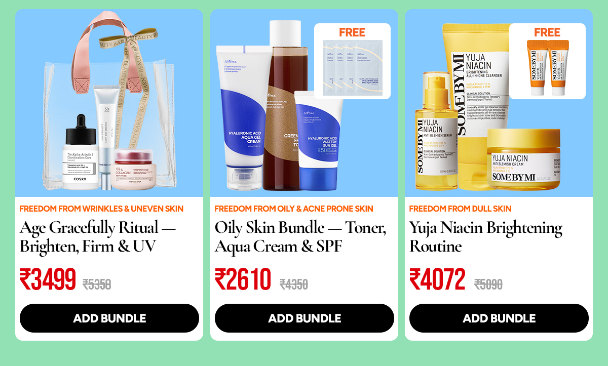 Age Gracefully, oily skin and Yuja Niacin brightening skincare bundles