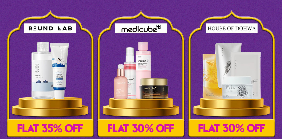 Round Lab, Medicube and House of Dohwa festive skincare brand offers