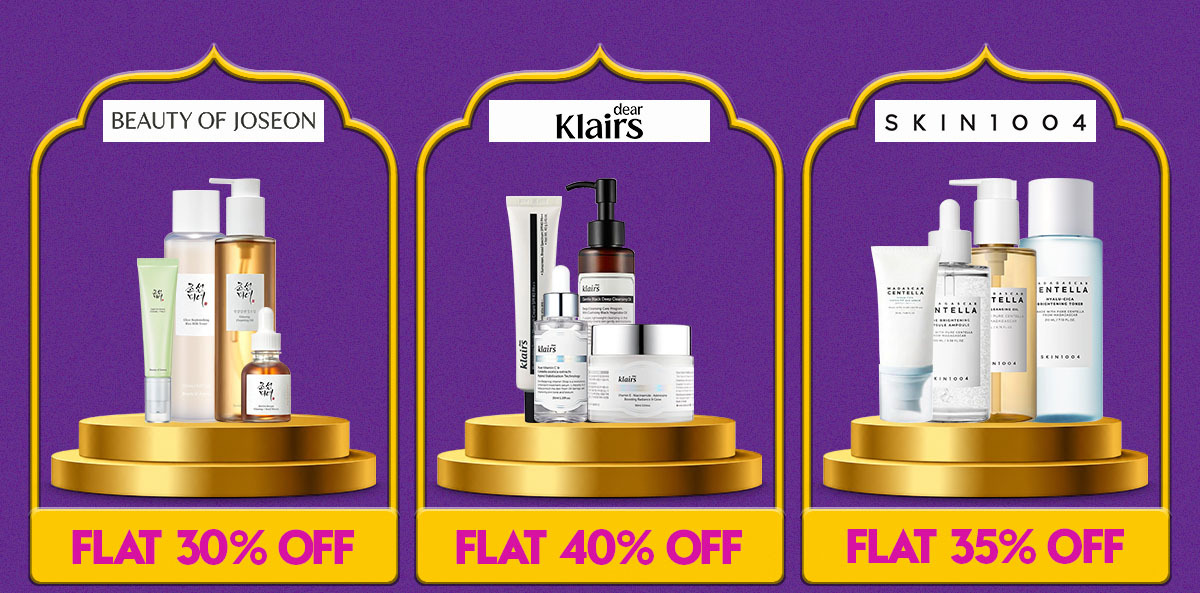 Beauty of Joseon, Dear Klairs and SKIN1004 festive skincare brand offers